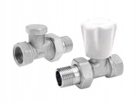 FERRO Ravni radijatorski set 1/2", bijeli